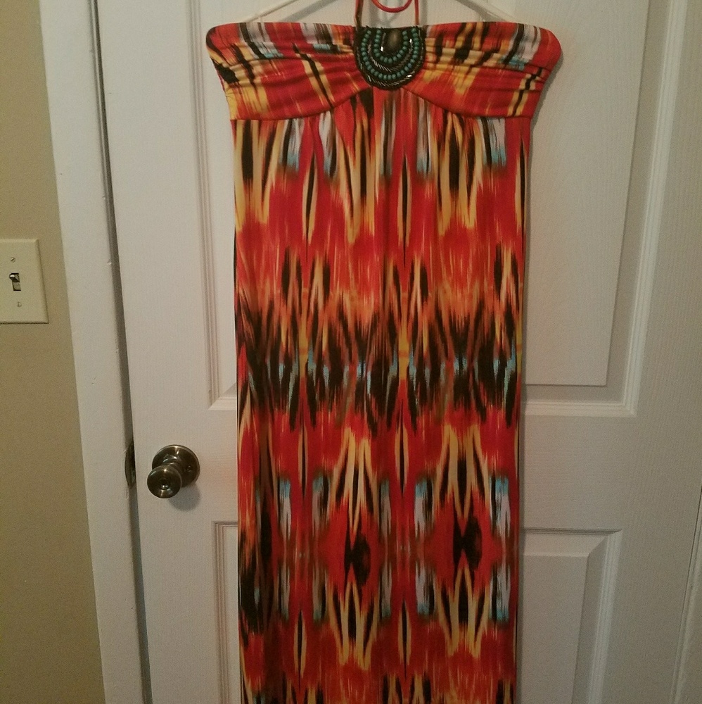 Multi Color Maxi Dress